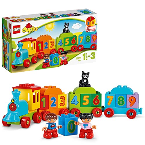 LEGO 10847 DUPLO Zahlenzug, Baby Spielzeug, Zug, Kinderspielzeug ab 1,5 Jahren, preisgekröntes Lernspielzeug, Motorikspielzeug