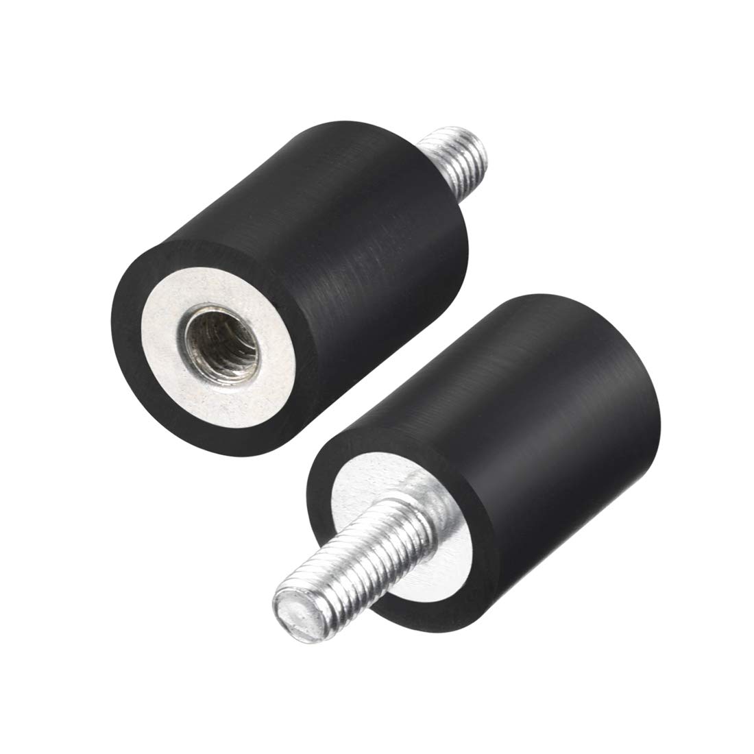 sourcing map M5 Male Female Rubber Mounts, Shock Absorber, for Motor Generator Compressor Garage Reverse Osmosis Pump Impact Air Generator Car Bobbins, D15mmxH20mm