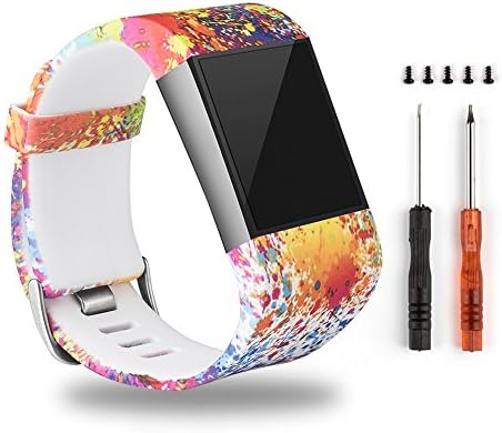 For Fitbit Surge,ToPoPo Replacement Strap Bands for Fitbit Surge Watch Fitness Tracker (Style 5-L Size)