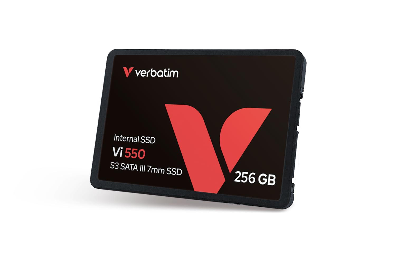 Verbatim Vi550 S3 SSD - internal SSD 256GB - Solid State Drive - 2.5'' SATA III interface - internal SSD drive with 3D NAND technology - high performance SSD 256GB - 560MB/s - black