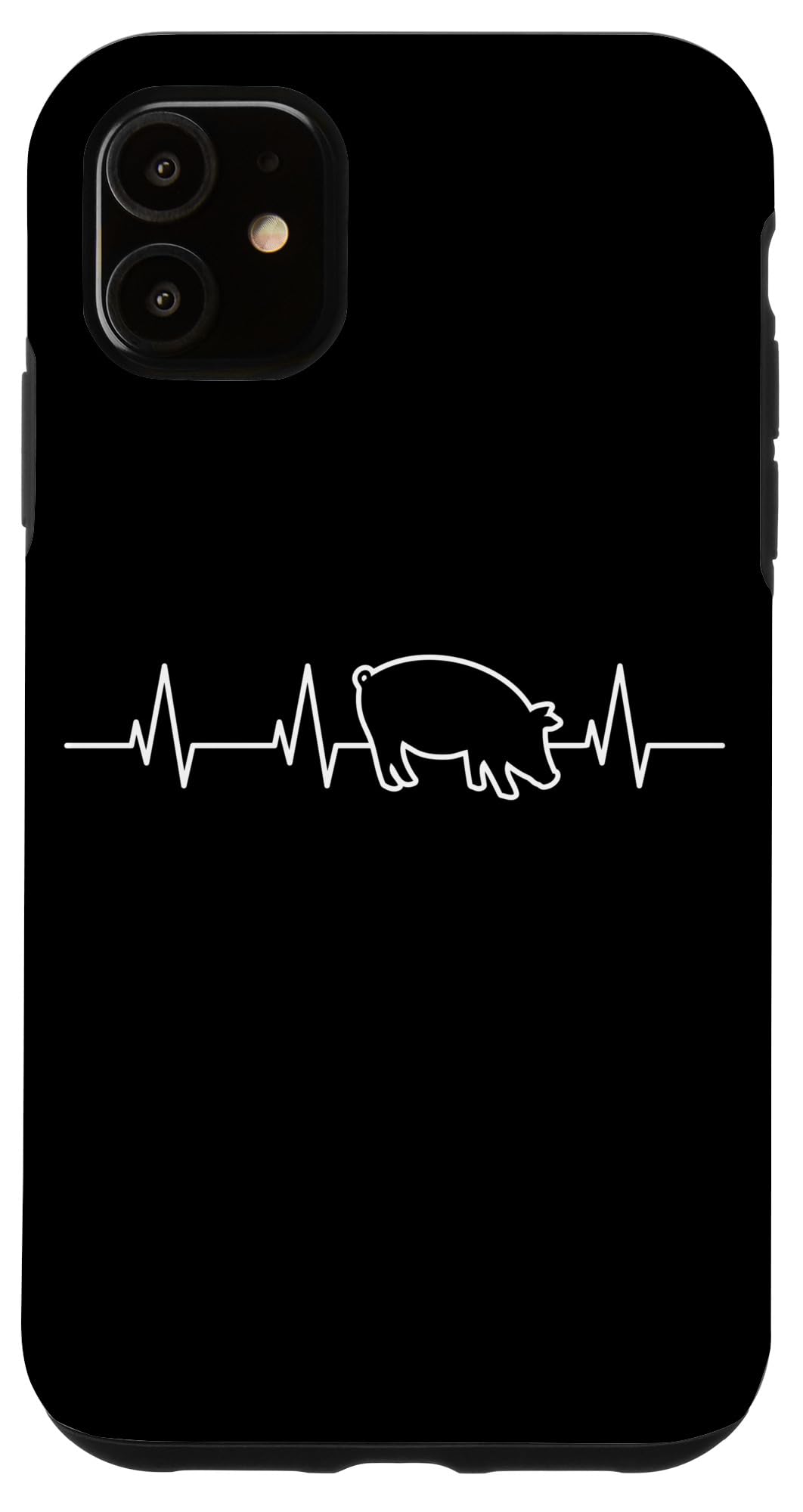 Pig Farmer Heartbeat Farm Case for iPhone 11