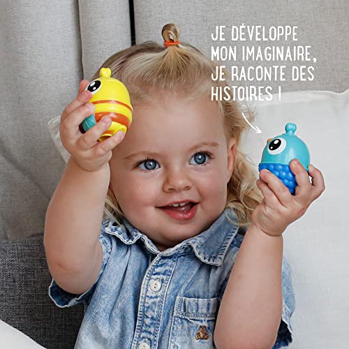 Lalaboom My First StepbyStep 25 Piece Character Pop Bead Activity Set