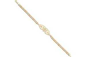 THE WORLD JEWELRY CENTER 14k REAL Tri Color Gold 15 Years ID Bracelet - 7.5"