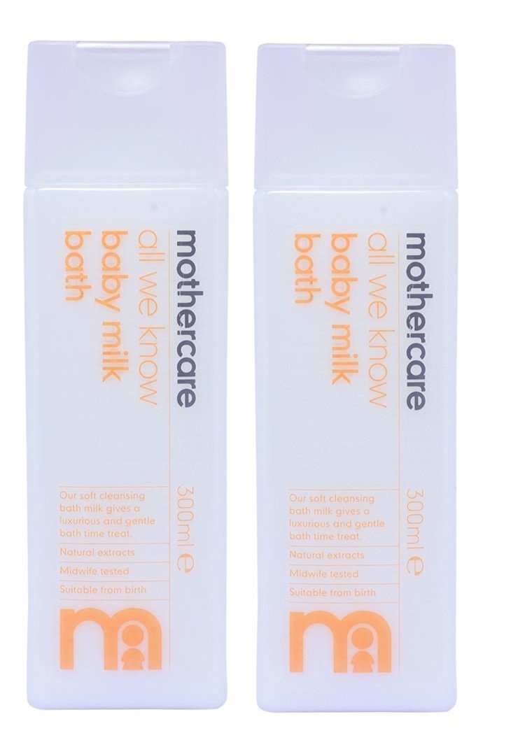 mothercare baby milk bath