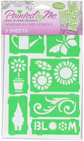 Painted By Me Adhesive Backed Stencils, Flowers
