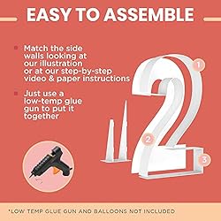 Easy to Assemble Pre-Cut Mosaic Numbers For