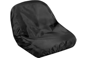 Garden Tractor Seat - Thick Polyester Cover, UV-Resistant Mower Cushion, Adjustable Elastic Band, Weatherproof Protective Lay