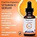 Vitamin C Serum for Face with Hyaluronic Acid - Made in USA - Best Natural Anti-Aging Formula to Correct Age Spots, Skin Sun Damage, Facial Fine Lines & Eye Wrinkles.