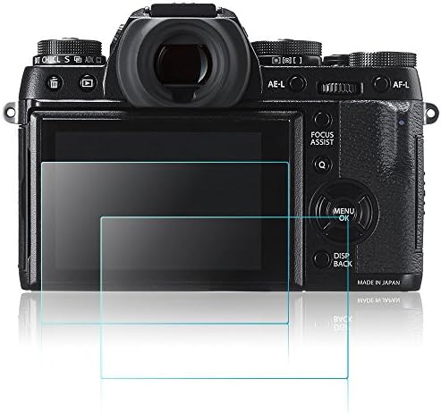 Screen Protector for Fujifilm X-T1 X-T2, AFUNTA 2 Pack Camera Anti-scratch Tempered Glass Film for DSLR Camera
