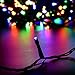 AUA LED Fairy Light Christmas Lights Battery Operated String Lights Outdoor String Lights 66ft 200Leds with 8 Modes, Waterproof Battery Operated Christmas Lights for Patio,Garden (Multi Color)