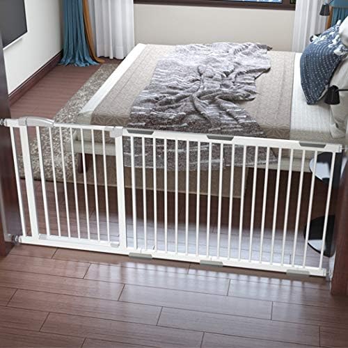 ベビーゲート階段上 ペットゲート寝室 キッチン 階段 玄関 ベランダ 子供 6ヶ月 5歳 犬 猫 扉開閉式の突っ張りゲートつっぱり ダブルロック式 安全高さ80cm 取付可能幅75 229cm ホワイト Color Height 80cm Size 215 222cm Ssl Uni5 Net