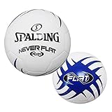 Spalding Neverflat Soccer Ball (Official, Size 5)
