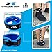 CROSSTRAP Achilles Strap by MDUB Medical Prevent Achilles Tendonitis | Running, Cycling, Hiking, Outdoor Sports | Blue - 1 Pack (Large)