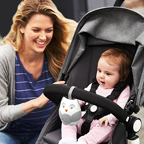 Skip Hop Portable Baby Sound Machine, Stroll & Go, Owl