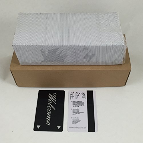 Hospitality Source 2 Sleeves of 250 Units Hotel Room Keys, Pack of 500 (CR80-Welcome)