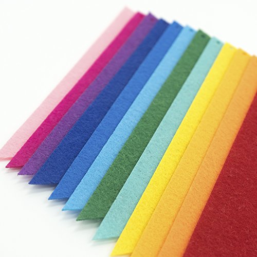 image for Every Cares 24 Pcs/ 16.4 Feet (2 Pack) Felt Fabric Banner Multicolor R