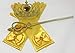 Romy's Collection Girls Deluxe Yellow Belle Dress up Gown Costume w/Accessories (5-6)