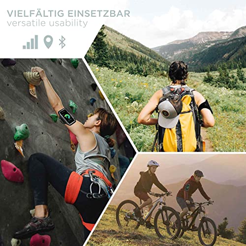 ONEFLOW Brazalete deportivo para teléfono móvil compatible con ZTE Blade A5 2019, brazalete de fitness, pulsera deportiva para correr al aire libre, funda para teléfono móvil, color negro