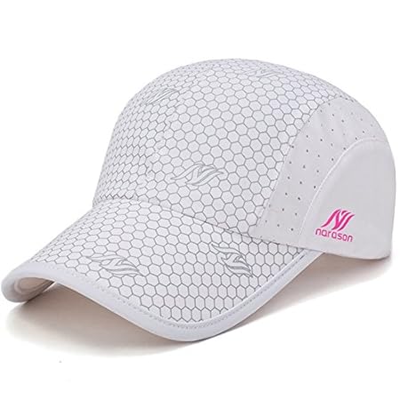 KimTime verstellbar Mütze Schnelltrocknende Schirmmütze UV-Schutz Kappe für Herren und Damen Sommer