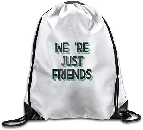 Kathleen We 're Just Friends 3D Printing Cool Smiling Face Soft Casual Daypacks Emoji School Book Bags Backpack Drawstring Backpacks For Traveling Or Shopping Casual Daypacks School Bags