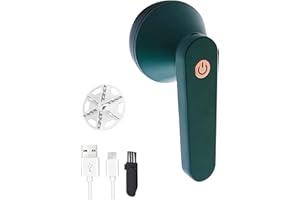 Lint Shaver, Clothes Shaver USB Rechargeable Electric Lint Remover Fabric Pill Remover for Clothing Furniture Green