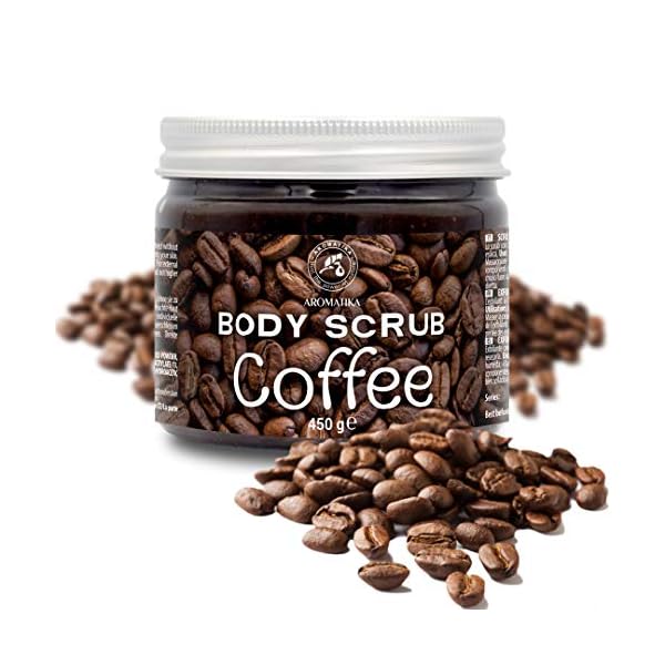 Coffee Body Scrub 450g - Best Anti Cellulite & Moisturize & Gentle Peeling - Best Skin Exfoliation for Face Hand Lip…