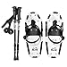 ALPS Light Weight Snowshoes for Kids, Boys & Girls & Pair Retractable Anti Shock snowshoes pole