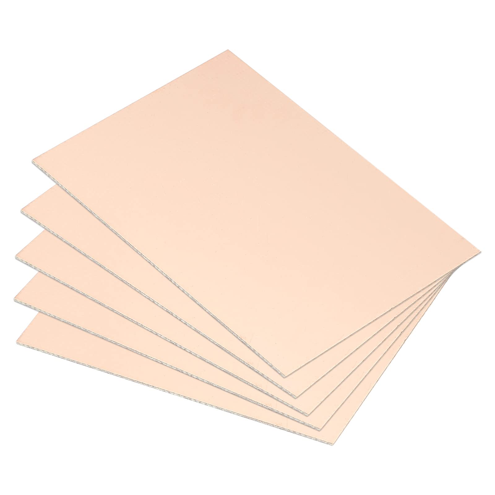 PATIKIL FR4 Double Side Copper Clad, 10 Pack 70 x 50 x 0.8mm PCB Laminate Circuit Board