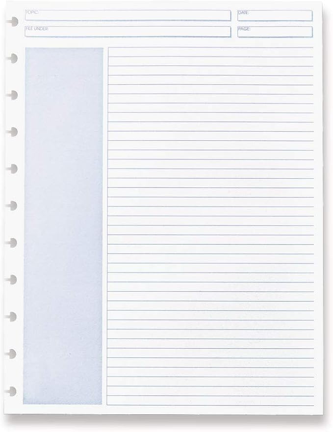 Levenger 100 Circa Shaded Annotation Ruled Double Header