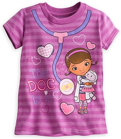 Amazon Co Jp ディズニー ドックはおもちゃドクター 半袖 Tシャツ 女の子 1cm 5 6歳 ガール 子供 キッズ Doc Mcstuffins Disney 15 おもちゃ