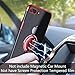 Ownest Compatible with iPhone 7 Plus/iPhone 8 Plus Case with Built-in 360 Rotatable Ring Kickstand Fit Magnetic Car Mount and Transparent TPU Protective for iPhone 7 Plus/8 Plus-Red