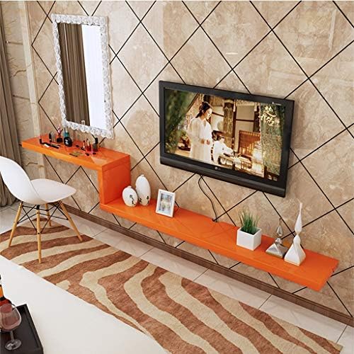 壁掛けテレビ棚フローティング棚写真玩具ディスプレイ棚セットトップボックスルーターdvdプレーヤースカイボックス収納棚ウォールシェルフ本棚 色 Orange サイズ さいず 180cm Ugcnetwithmegha Com