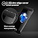 [Privacy Filter] Tateguard Iphone 7 plus Tempered Glass Screen Protector [Privacy-Proof][Edge-to-Edge Coverage] [Front + Back PET protector] [Black Tooling]
