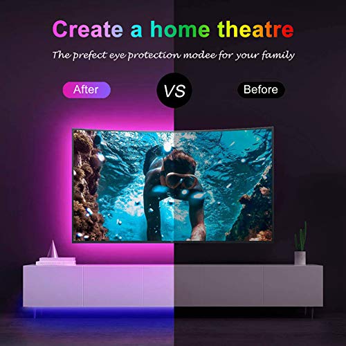 50ft Led Strip Lights Smart Sync Music Led Lights for Bedroom Home Decoration, APP Control - Image 8