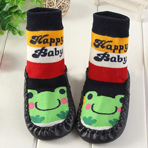 KF Baby Toddlers Boys Girls Non-Skid Slipper Socks Value Pack [3 Pairs] - Thumbnail 4