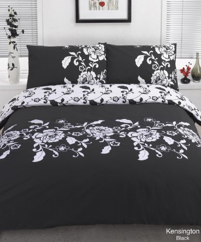 Copripiumino King Size Bianco E Nero Con Luna E Stelle, Set Da Letto 3 Pezzi In Microfibra Per Tutte Le Stagioni, Lenzuola Per Camera Ragazzi