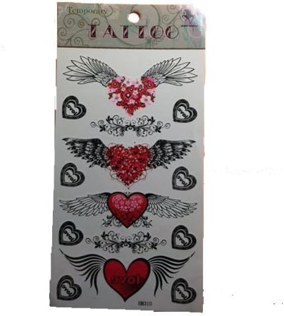 Heart & Love Temporary Tattoos