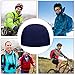 Boao 6 Pieces Skull Caps Helmet Liner Sweat Wicking Thermal Running Beanie Cycling Skull Caps for Men Women (Black, Grey, Dark Blue, White, Army Green, Navy)