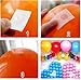 Aerfas 100 Dots Party Balloon Transparent Glue Dispensing Rubberized Points Great for Wedding Marriage Room Removable Seamless Fixed Balloon Glue Decoration