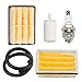 Hilom Air Filter with Spark Plug Fuel Filter Fuel Line Hose Tube for Husqvarna 261EPA 262 268 268 Special 272 272XP 394 394EPA Gas Chainsaw # 503447201 503447203 503447204