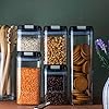 Airtight-Food-Storage-Container-Set--5pcs-Storage-Jars-with-Airtight-Lids-Perfect-Kitchen-Storage-Organisation-Solution-for-Pantry-Kitchen-Cupboards-Easy-to-Open-and-Stackable--by-Nuovva nuovva Airtight Food Storage Container Set – 5pcs Storage Jars with Airtight Lids, Perfect Kitchen Storage…