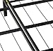 Amazon Basics Foldable Metal Platform Bed Frame with Tool Free Setup, 14 Inches High, Sturdy Steel Frame, No Box Spring Needed, California King, Black