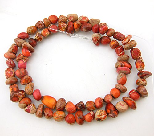 COIRIS 15'' Strand 9-14MM Real Natural Imperial Jasper Chips Stone Loose BeadsS for Necklace Jewelry DIY Making Design (St-1065)