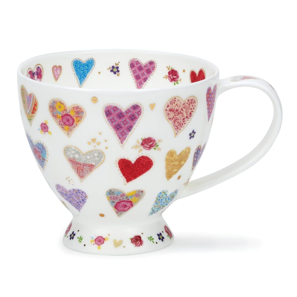 DUNOON Skye Shaped 0.45 Litre Mug Feel The Love Design
