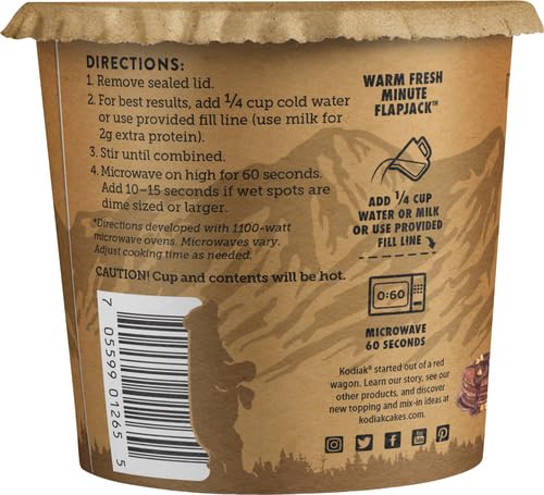 KODIAK PANCAKE ON THE GO HIGH PROTEIN SNACK, CHOCOLATE PEANUT BUTTER, 2.36 OUNCE