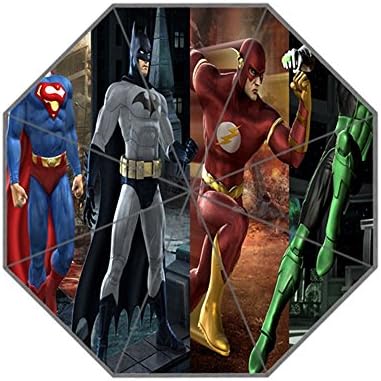 ScottShop Justice League Custom Generic Foldable Umbrella Sun Rain Anti-UV