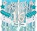 Sweet 16 Sixteenth 16th Birthday Decorations Turquoise Blue Party Balloons Supplies 32