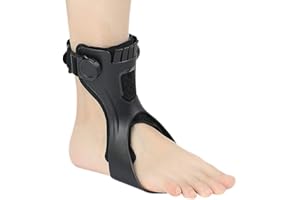 FURLOVE AFO Foot Drop Brace AFO Brace Drop Foot Orthosis for Hemiplegia Stroke Varus Foot Improve Walking Gait, Effective Relieve Pain for Walking with Shoes, Lightweight & Invisible (Large, Right foot)