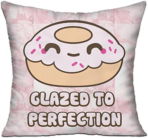 Ojinwangji GLAZED TO PERFECTION Dount Soft Pillow Print Sofa Pillowcase 18 X 18 Inches,