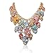 Jane Stone Luxurious Skull Necklace Fashion Skulls Necklace Frontal Skeleton Necklace Evening Party Jewelry Costume Accessory(Fn0954)